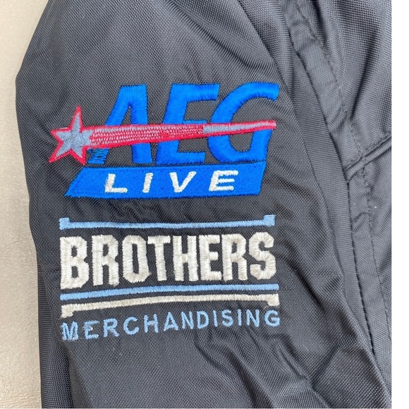 Bon Jovi Rare 2011 Live Tour Staff Men’s Black Embroidered Jacket XL - Picture 7 of 11